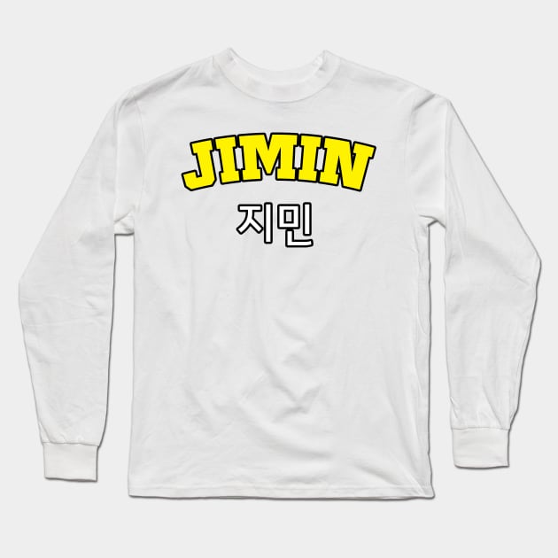 Park Ji-min (Jimin) Long Sleeve T-Shirt by K-pop design shop